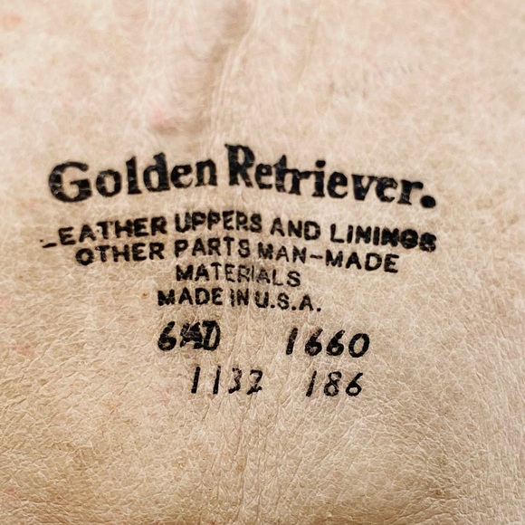 Vintage Golden Retriever Leather Cowboy Boots - Picture 6 of 11